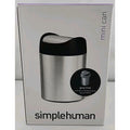 Simplehuman 1.5 Liter / 0.4 Gallon Mini Countertop Trash- (Grey lid)