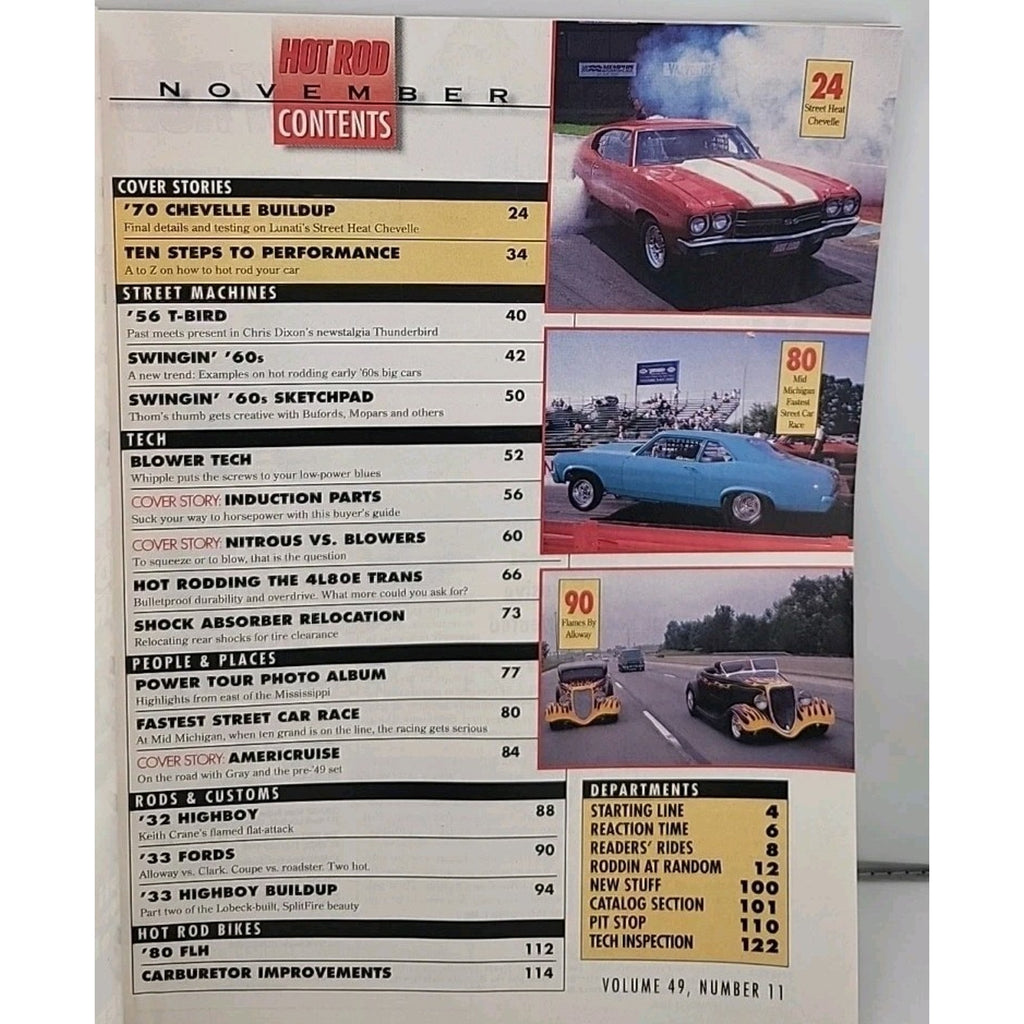 Hot Rod Magazine November 1996