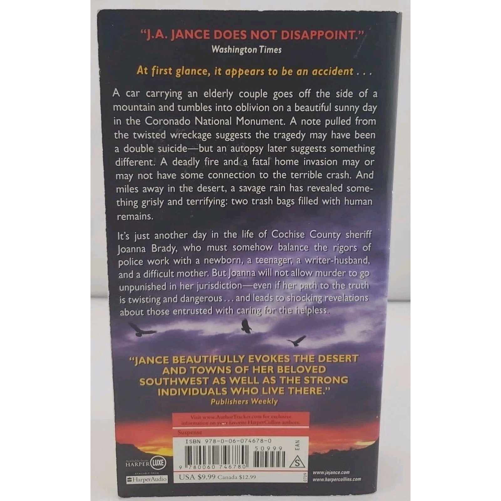 Damage Control by J. A. Jance (2009, Mass Market)