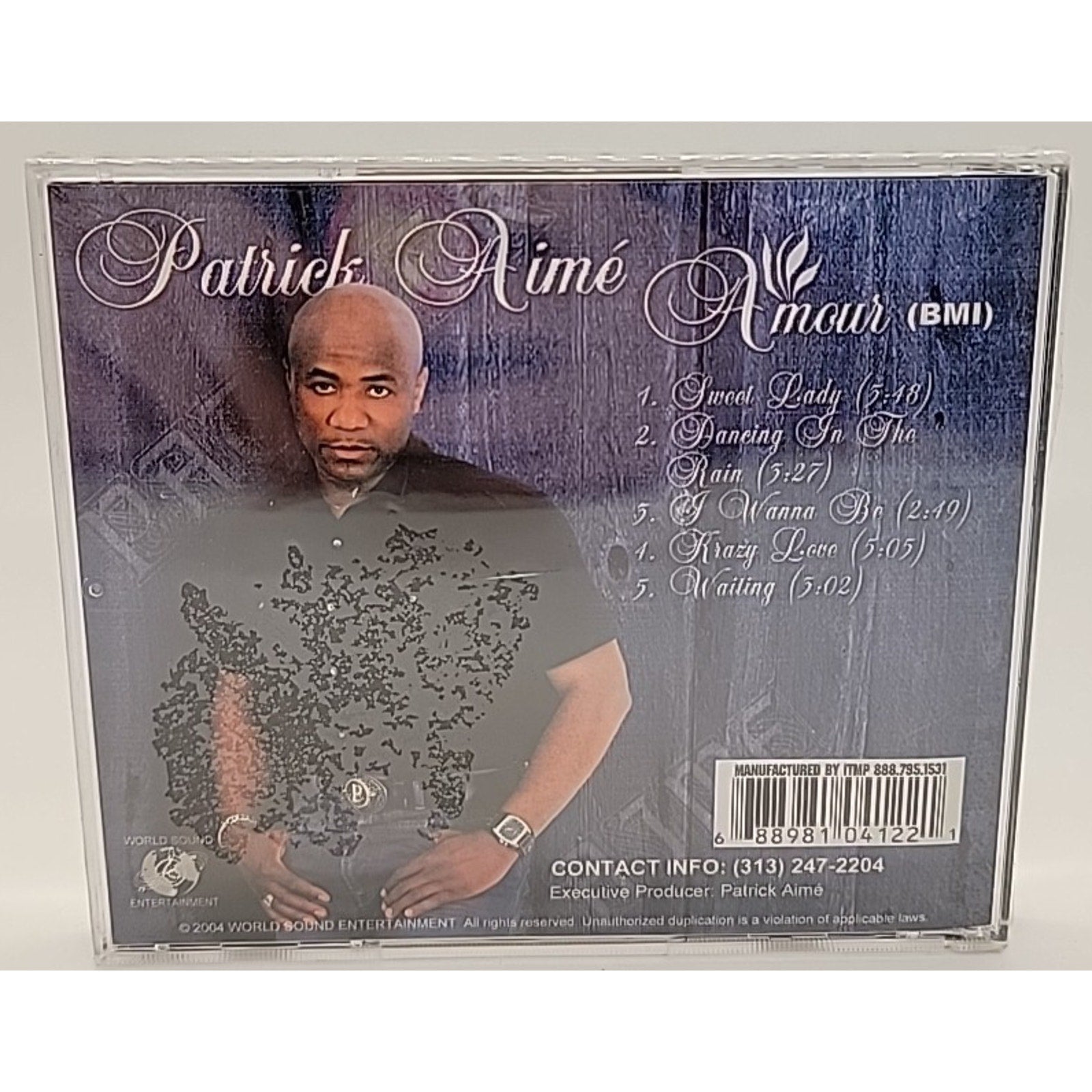 Patrick Aime Amour (CD) *Brand New*