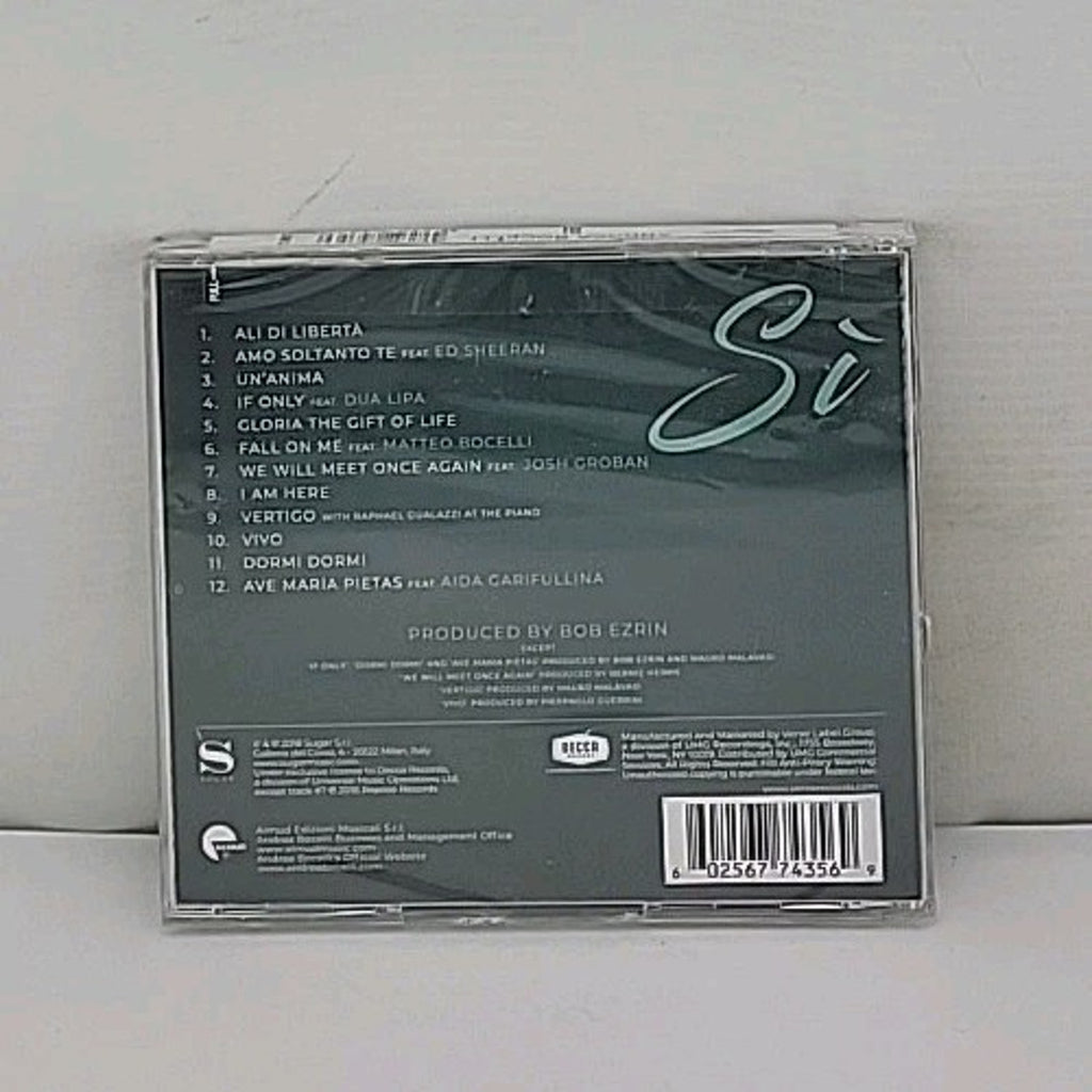 Si by Bocelli, Andrea (CD, 2018) *Brand New*