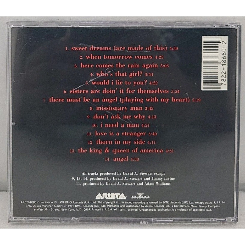Greatest Hits by Eurythmics (CD, May-1991, Arista)