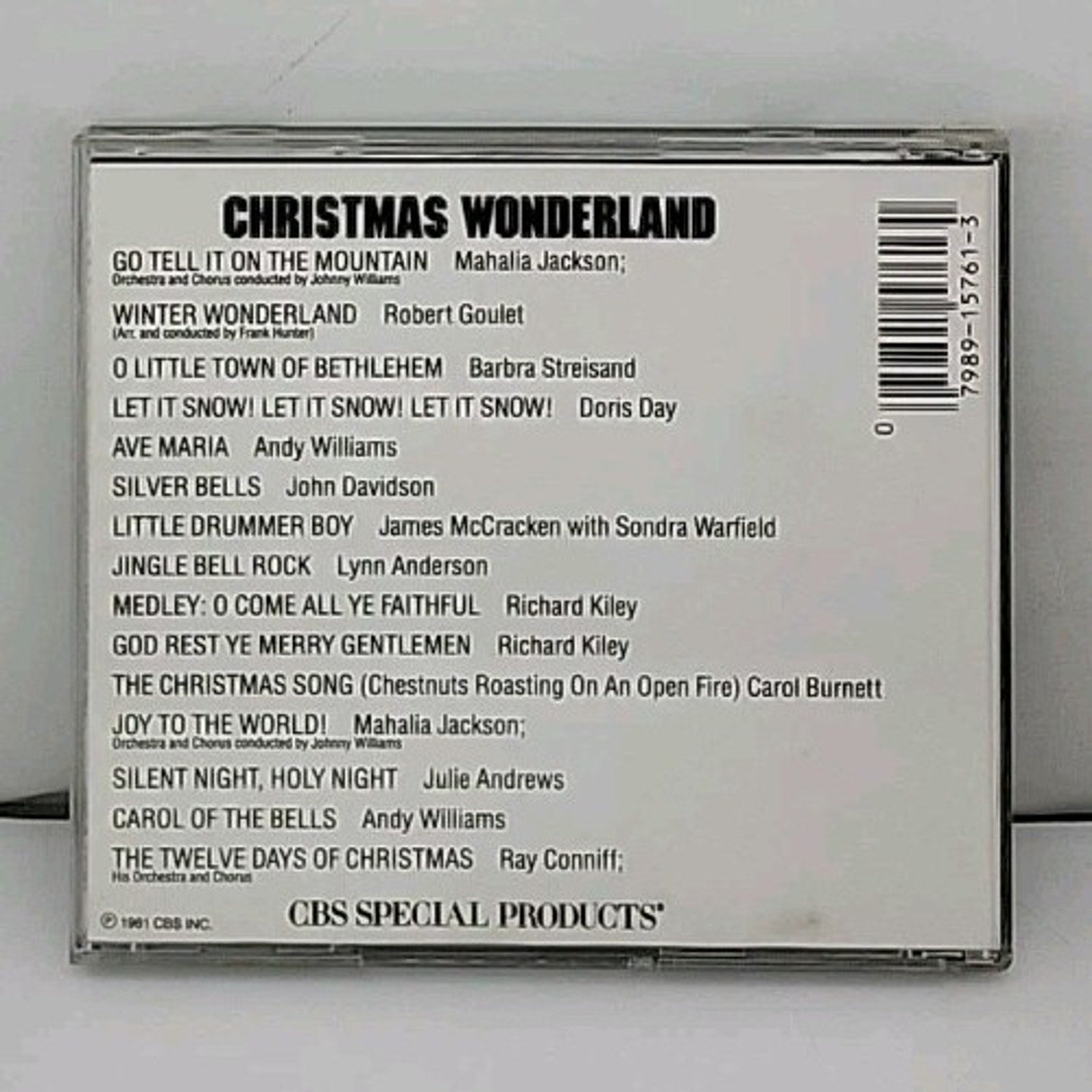 Christmas Wonderland CD Cbs Special Products