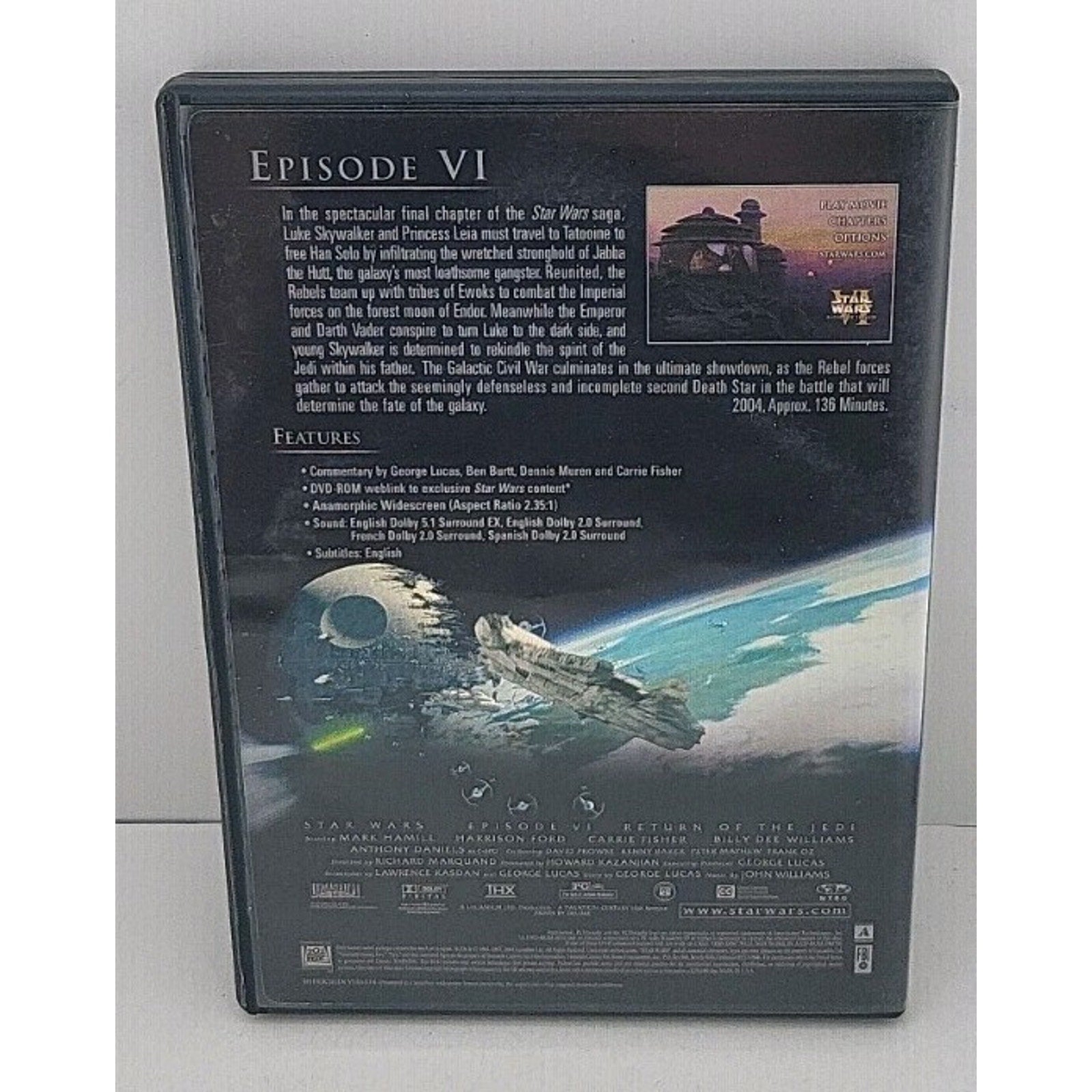 Star Wars Episode VI Return Of The Jedi DVD