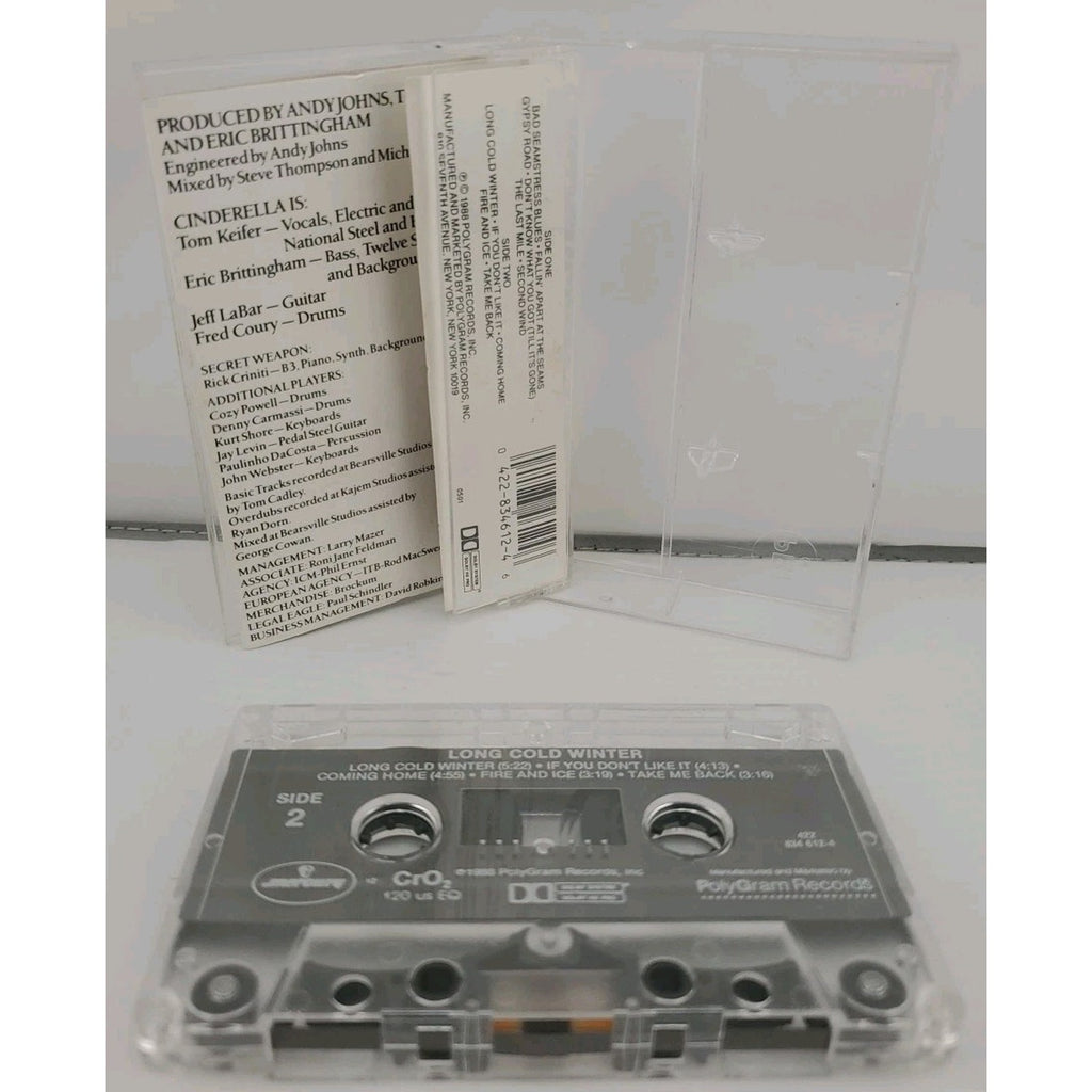 Long Cold Winter by Cinderella (Cassette, 1990)