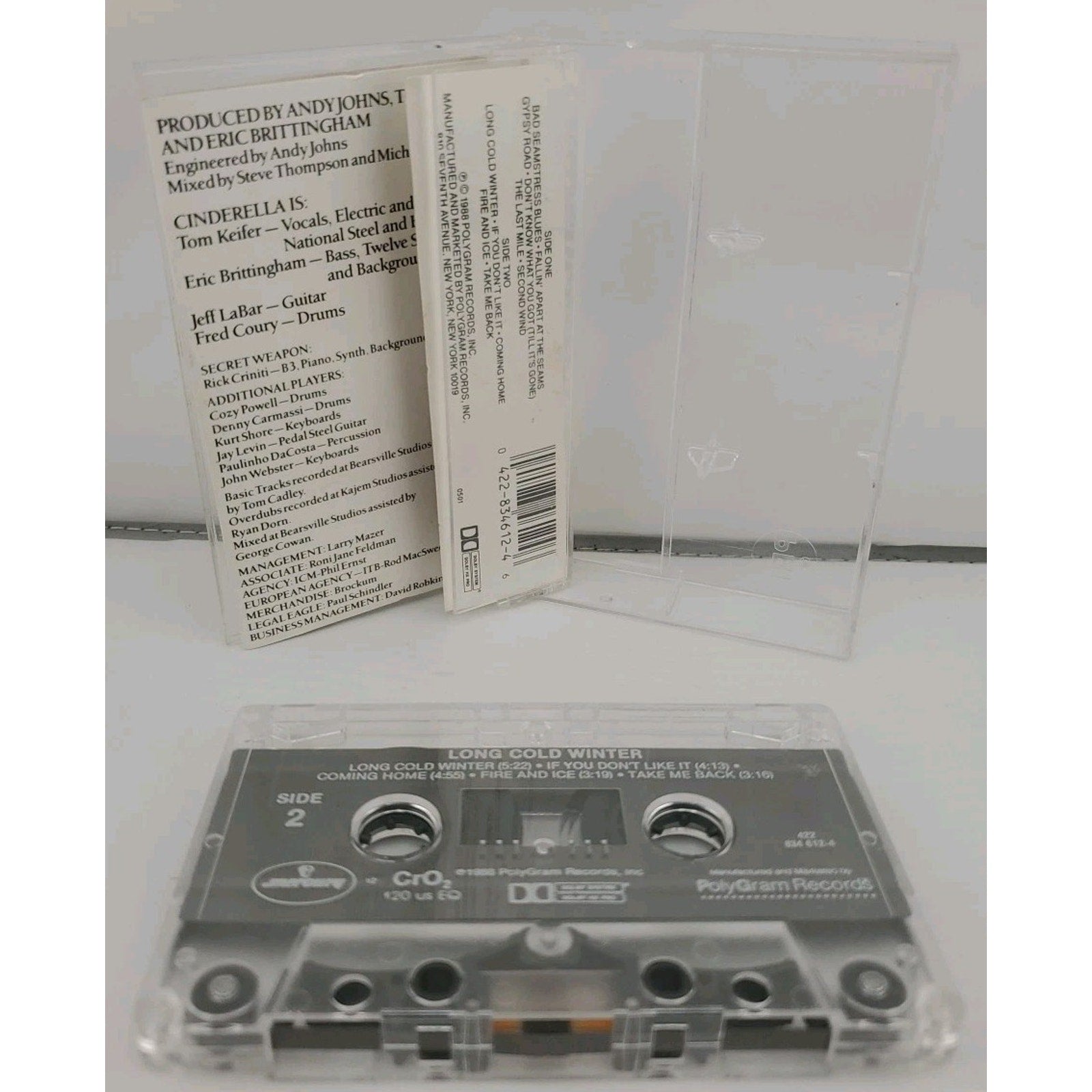 Long Cold Winter by Cinderella (Cassette, 1990)