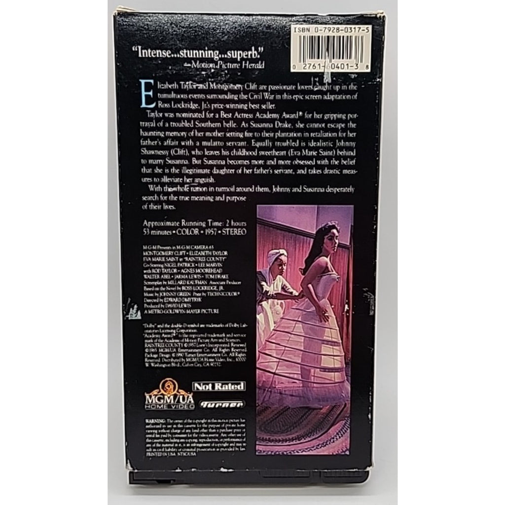 Raintree County (VHS, 2-Tape Set)