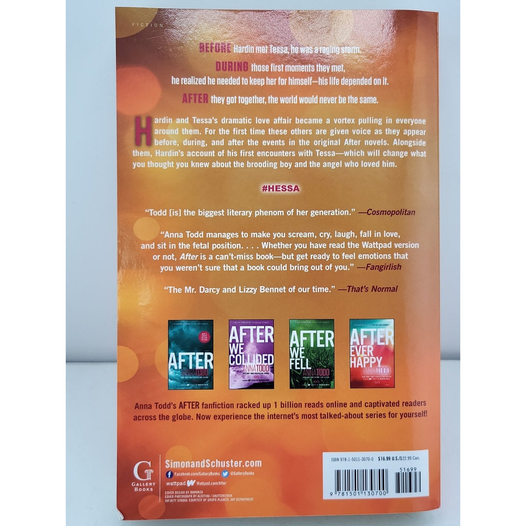 Before by Anna Todd (2015, Trade Paperback)