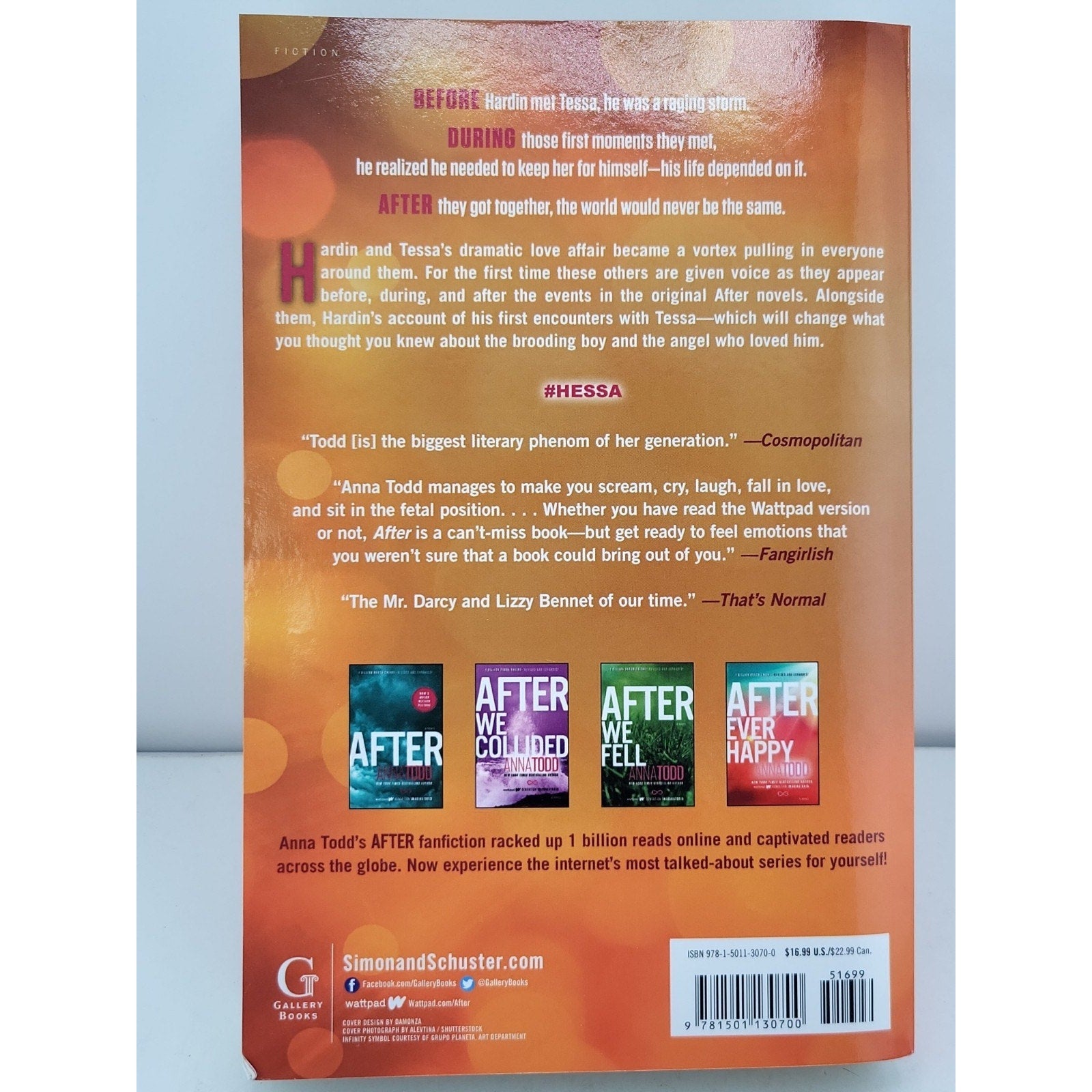 Before by Anna Todd (2015, Trade Paperback)
