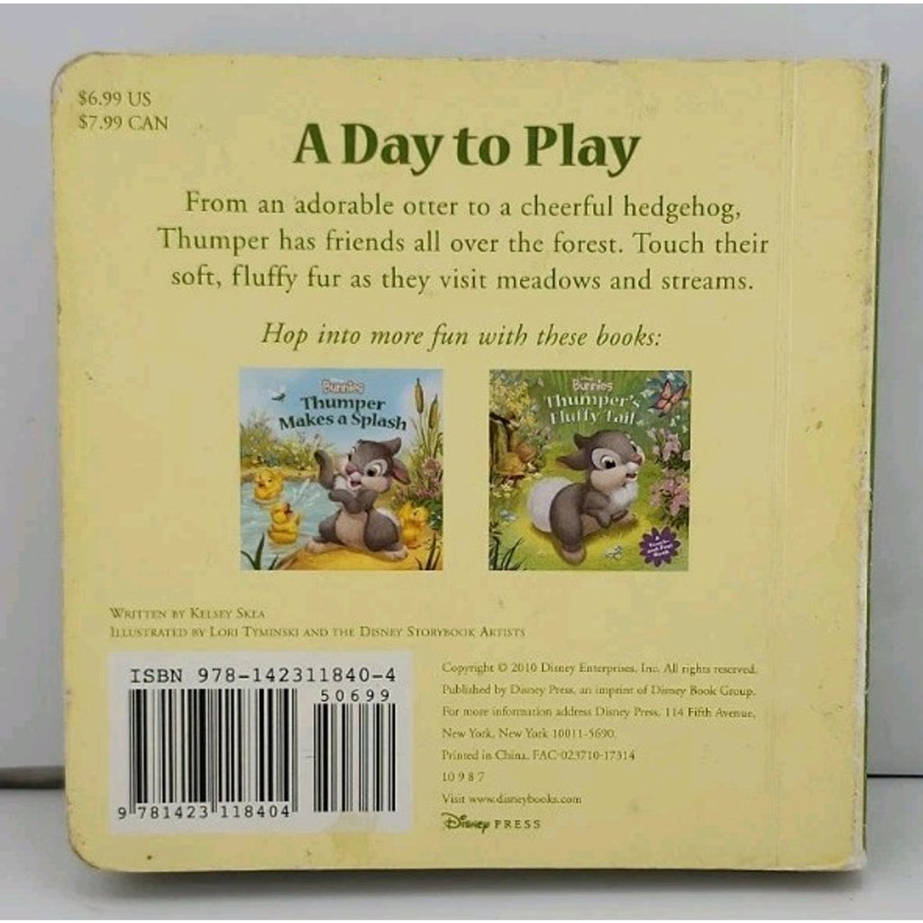 Disney Bunnies: Thumper's Furry Friends by Disney Books (2010, Children's Board