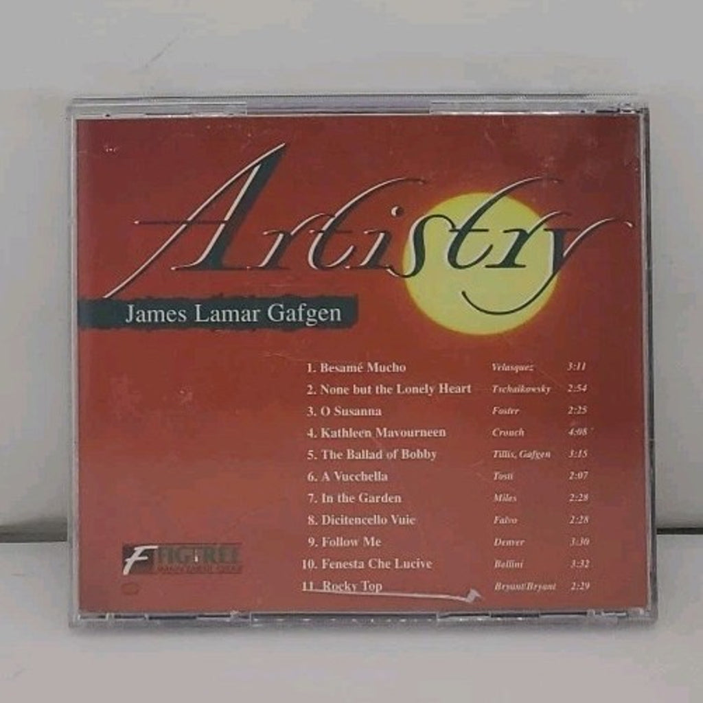 Artistry CD - James Lamar Gafgen