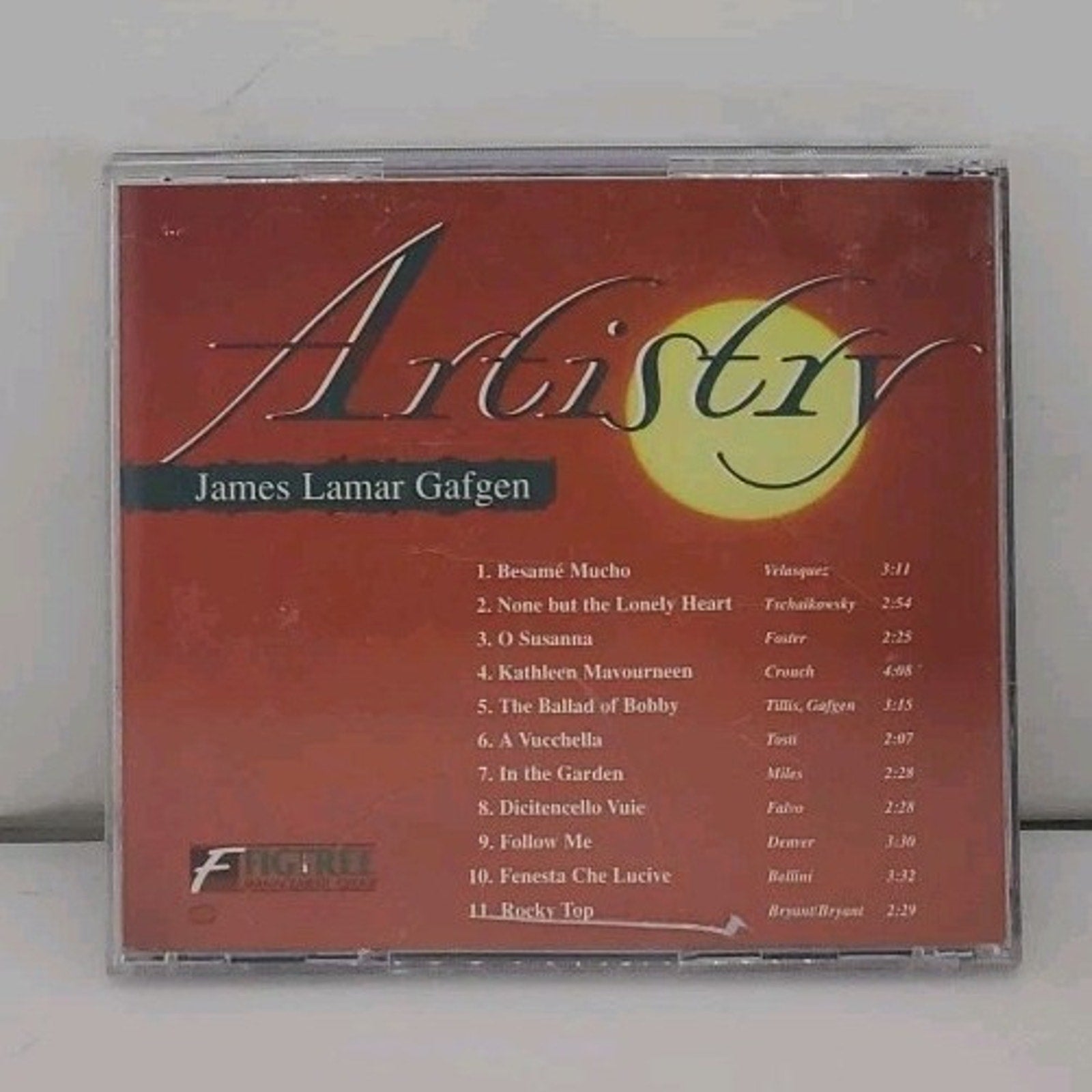 Artistry CD - James Lamar Gafgen