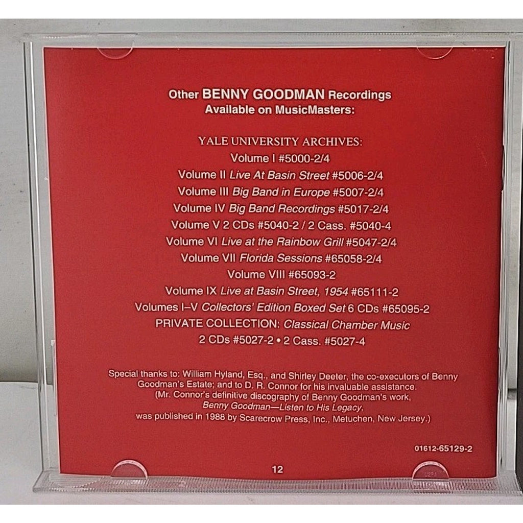 CD Benny Goodan, Lionel Hampton, Teddy Wilson - The Original Genny Goodman Quart