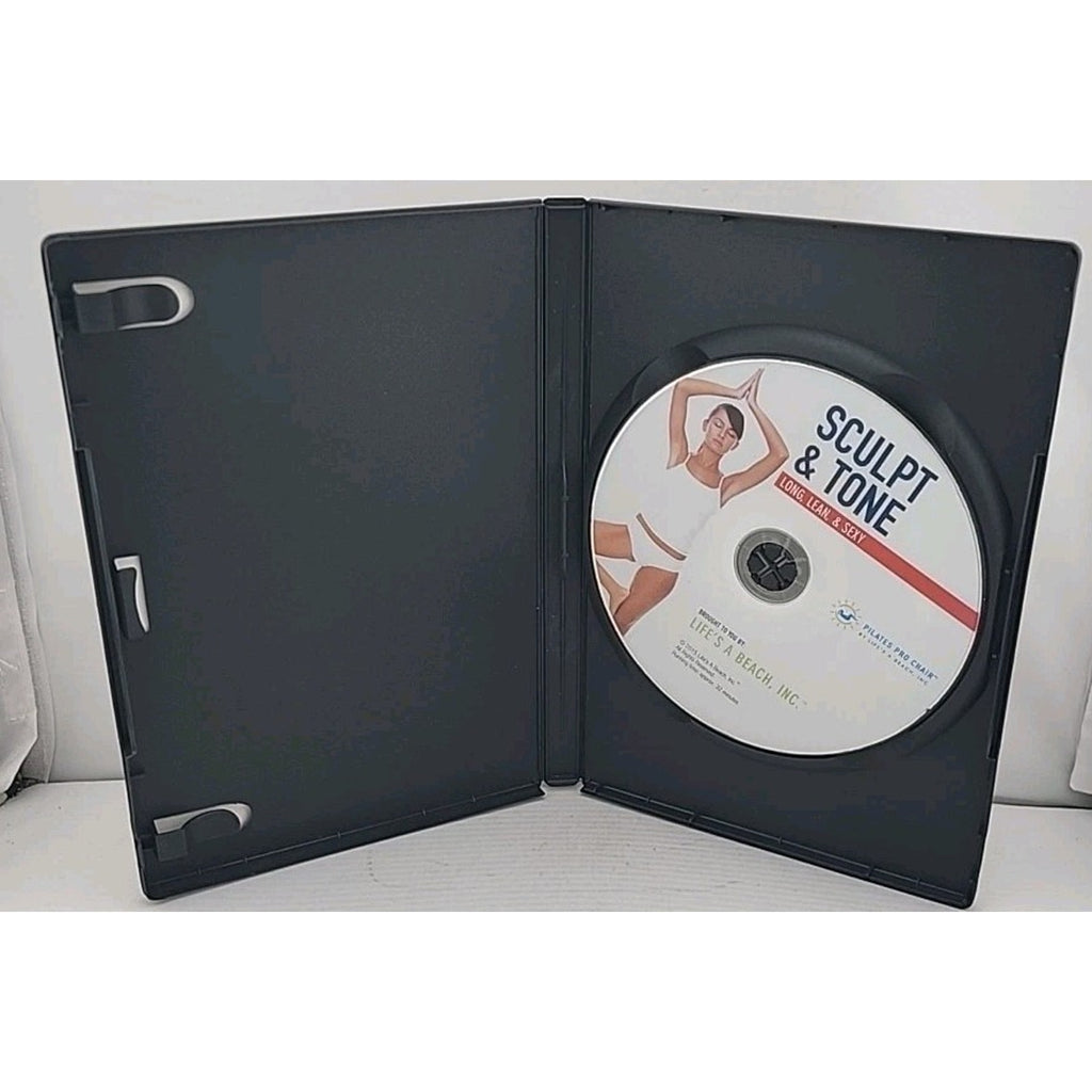 Sculpt & Tone Life's A Beach Inc. Long Lean & Sexy Pilates Pro Chair (DVD, 2015)