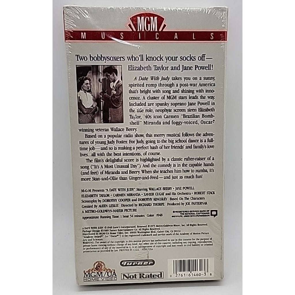 A Date With Judy (VHS, 1989) *Brand New*