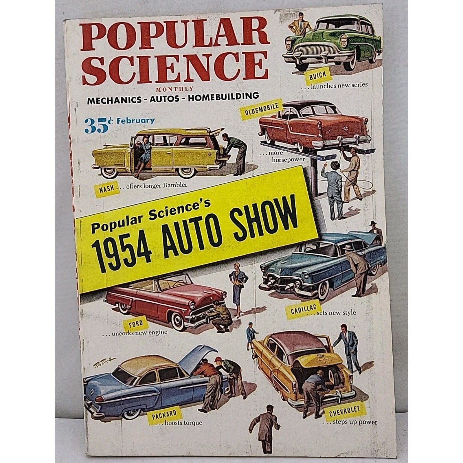Popular Science Monthly - Mechanics-Autos-Homebuilding - February 1954 - Vol.164
