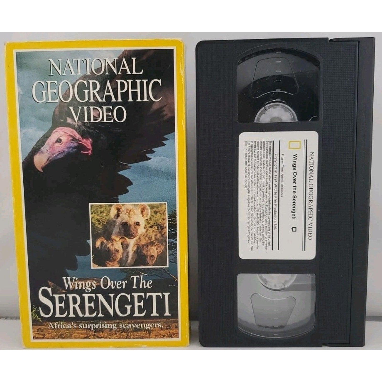 National Geographic Video - Wings Over the Serengeti (VHS, 1996)