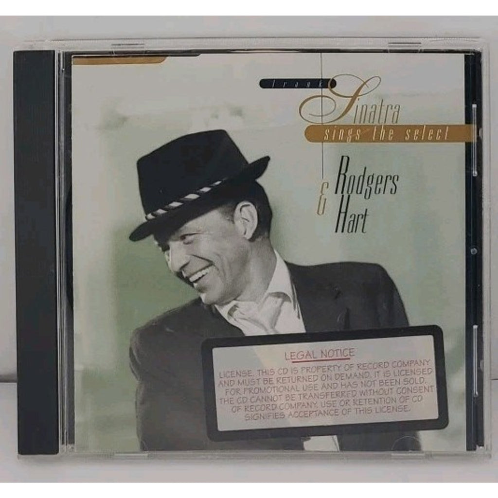 Sings the Select Rodgers & Hart by Frank Sinatra (CD, Apr-1995, Capitol)