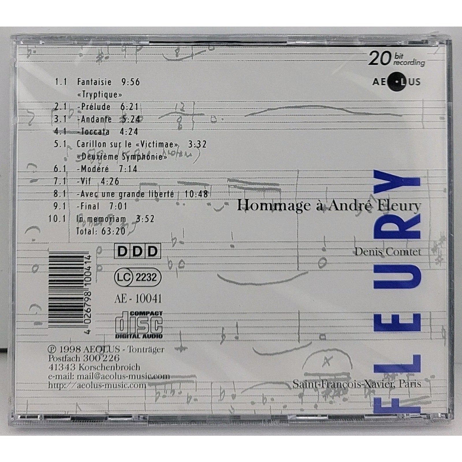 Fleury Hommage à André Fleury CD *Brand New*