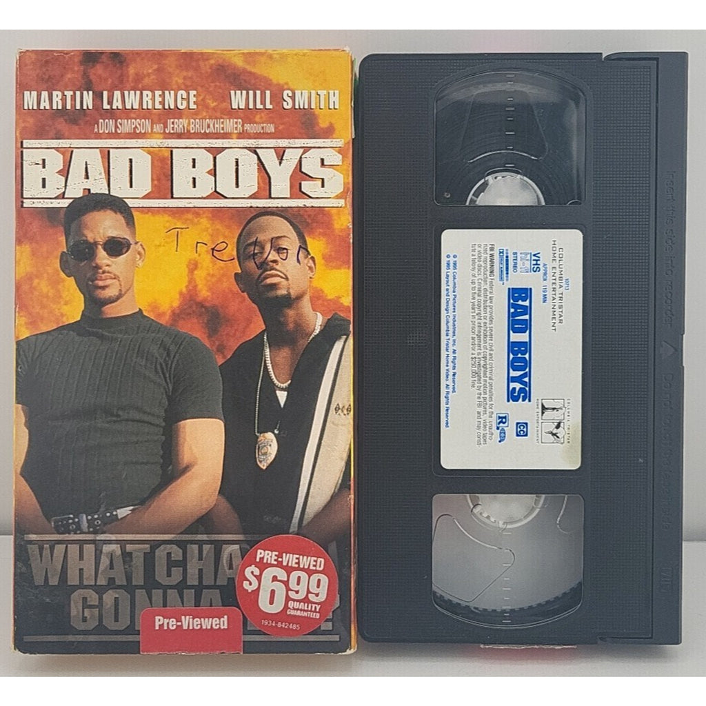 Bad Boys (1995) (VHS, 1995) *Acceptable*