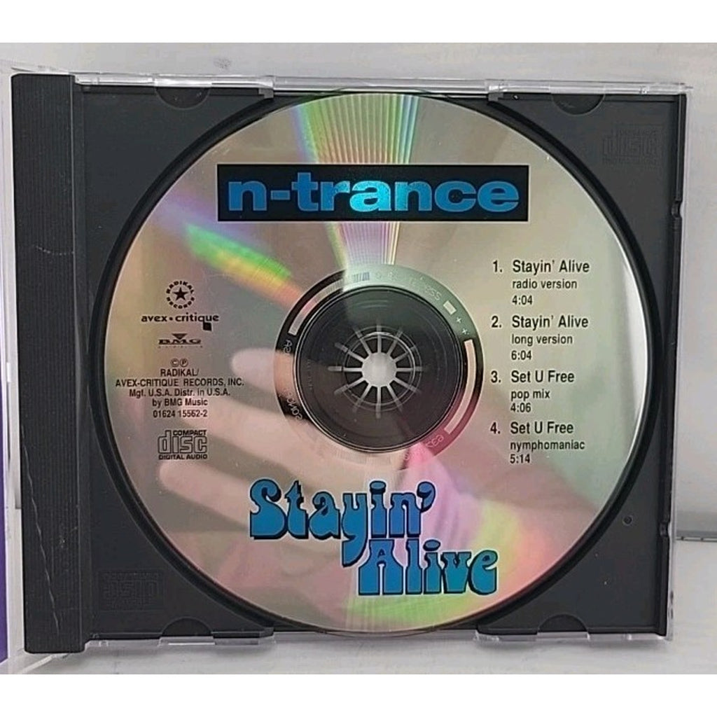 Stayin' Alive [Single] by N-Trance (CD, Dec-1995, Critique Records)