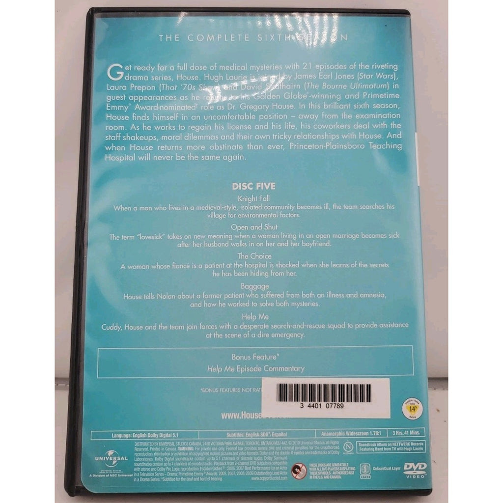 Season Six House Disc Five (DVD)