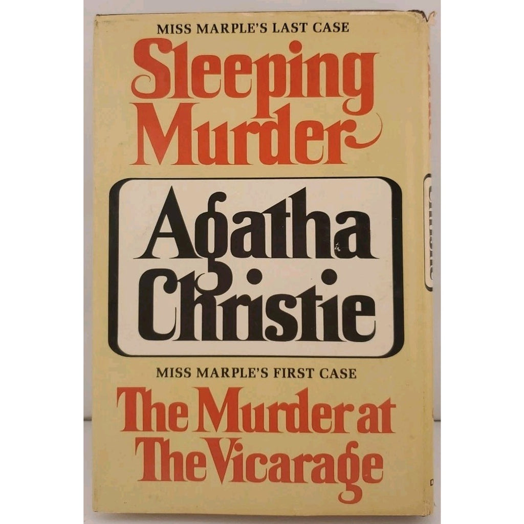 Sleeping Murder & The Murder at the Vicarage by Agatha Christie (1976 Hardcover)