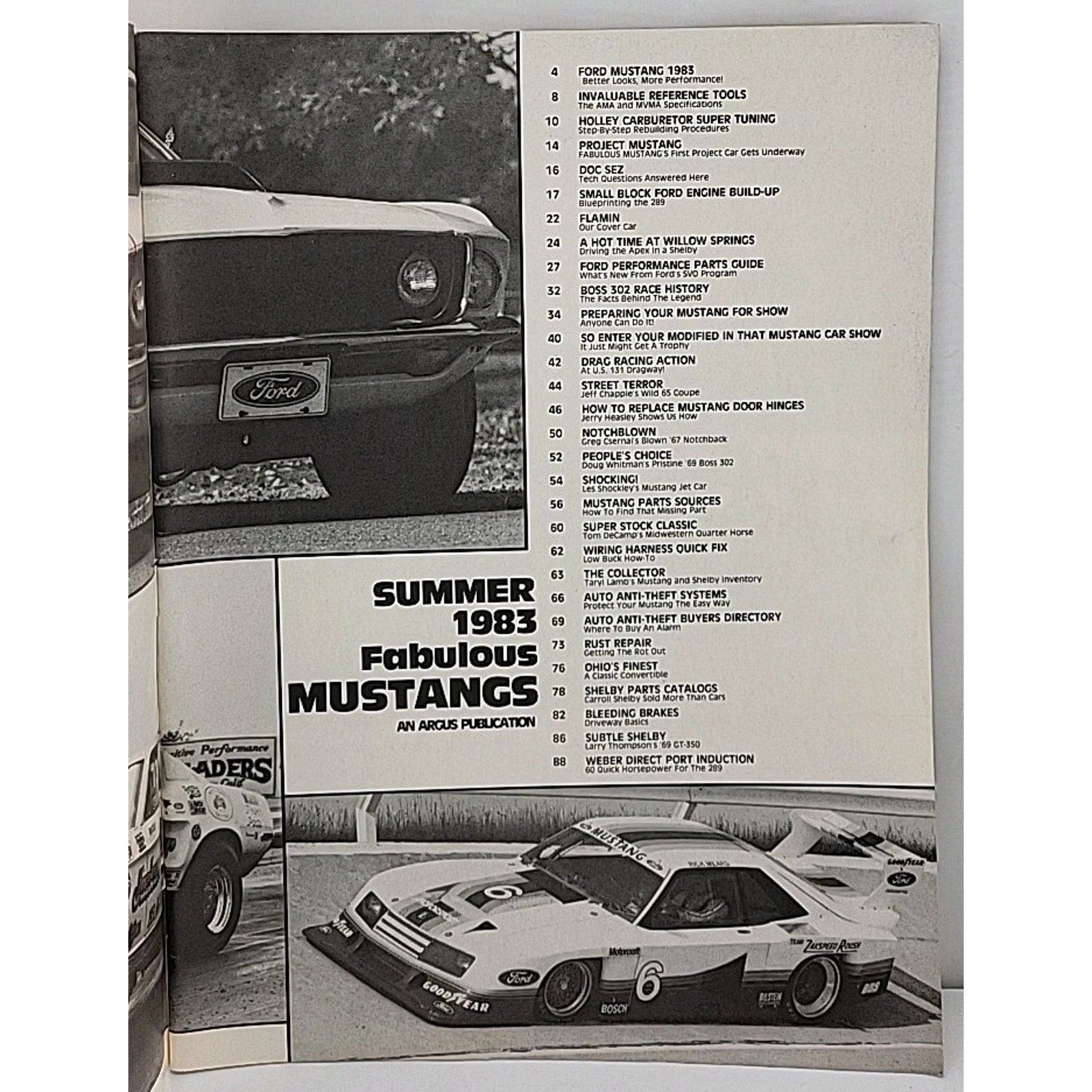Fabulous Mustangs Magazine Summer 1983