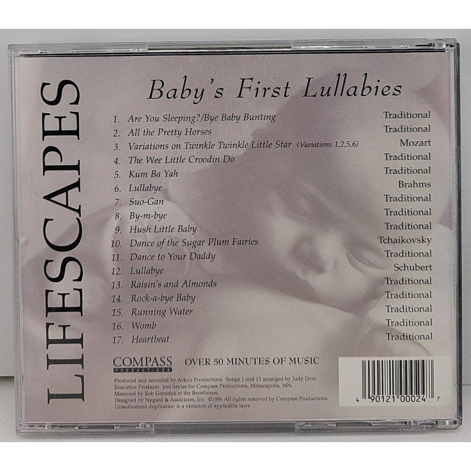 Lullabies by Arkou (CD, 1996, Lifescapes Music)