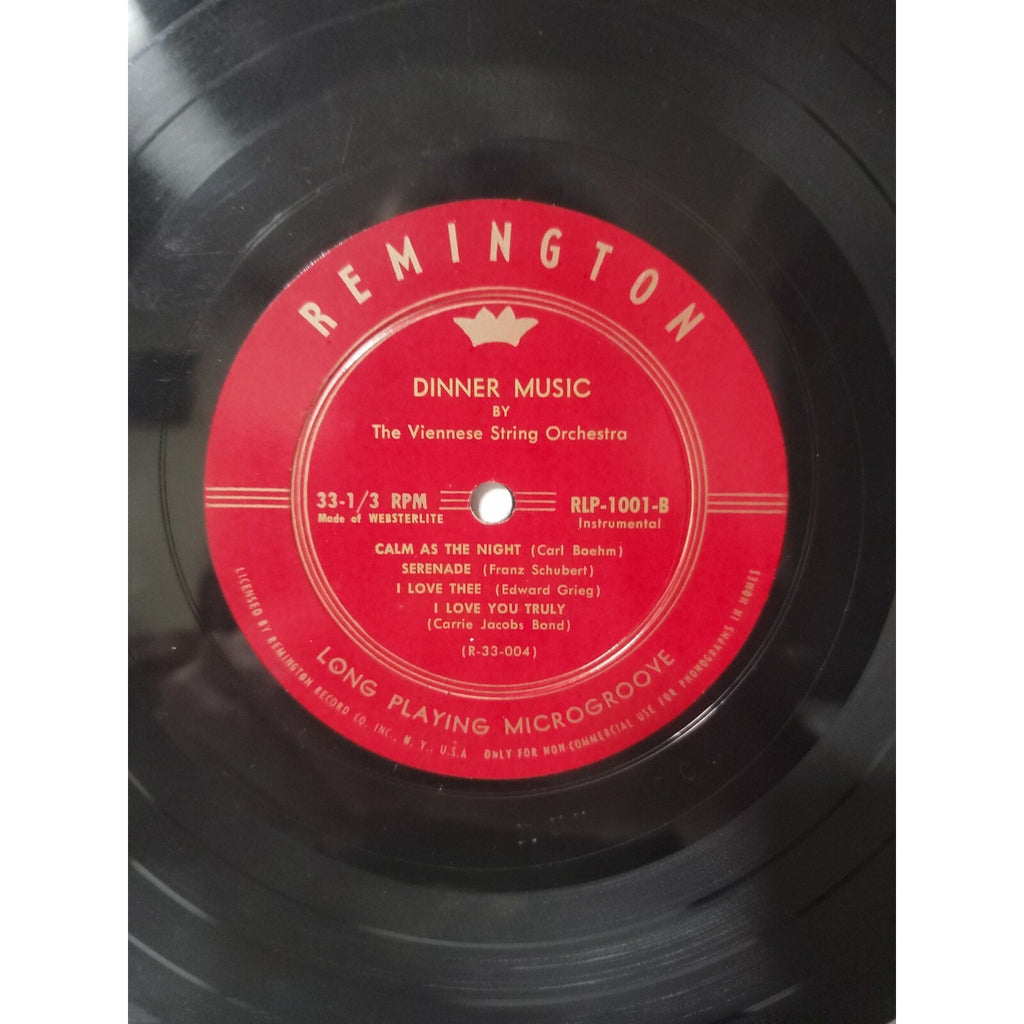 The Viennese String Orchestra - Dinner Music (Vinyl)