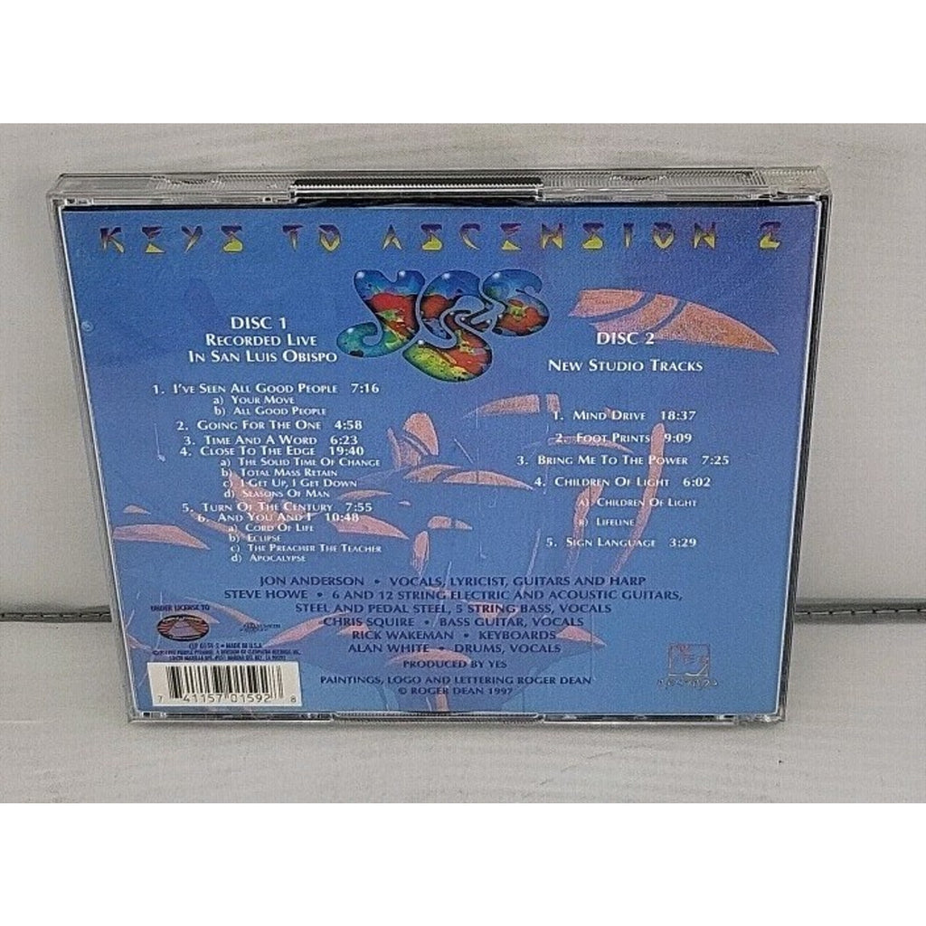 Keys to Ascension 2 by Yes (CD, 1997) 2 Disc