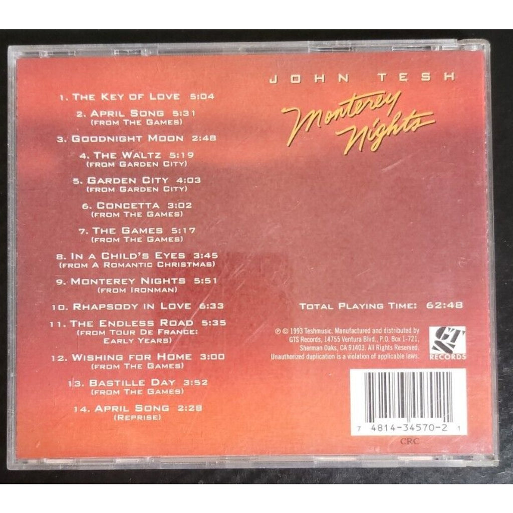 John Tesh - Monterey Nights [CD 1993]