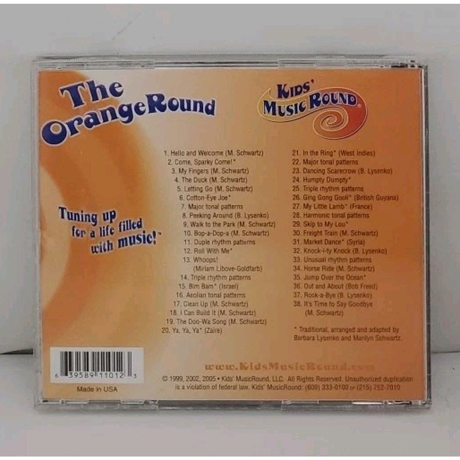 Kids Music Round The Orange Round CD UPC 1992 - Children's