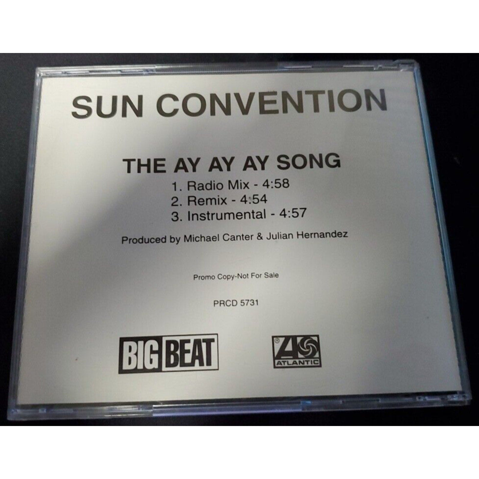 Sun Convention The Ay Ay Ay Song (CD)