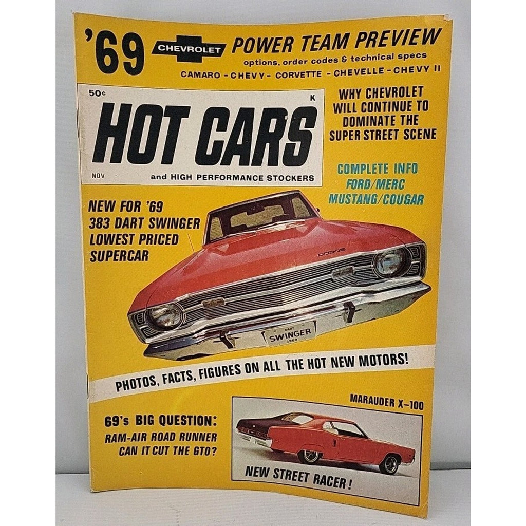 Hot Cars Nov '69 Magazine