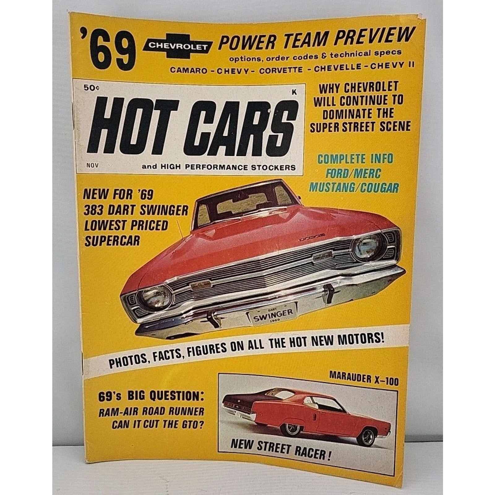 Hot Cars Nov '69 Magazine