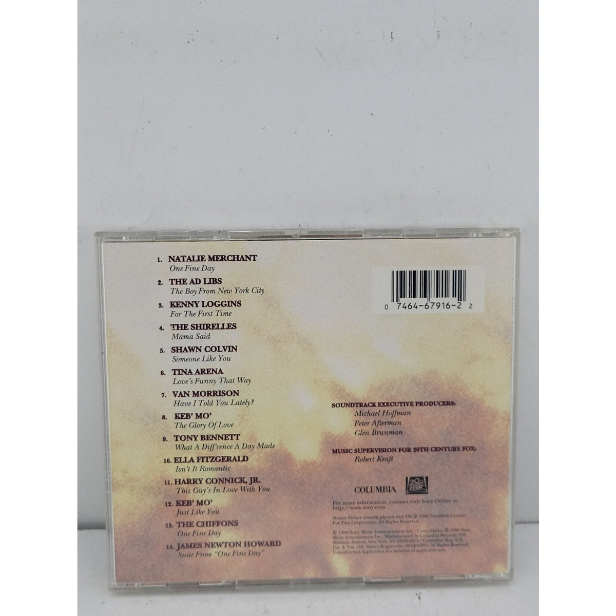 Soundtrack by One Fine Day (CD, 1996)