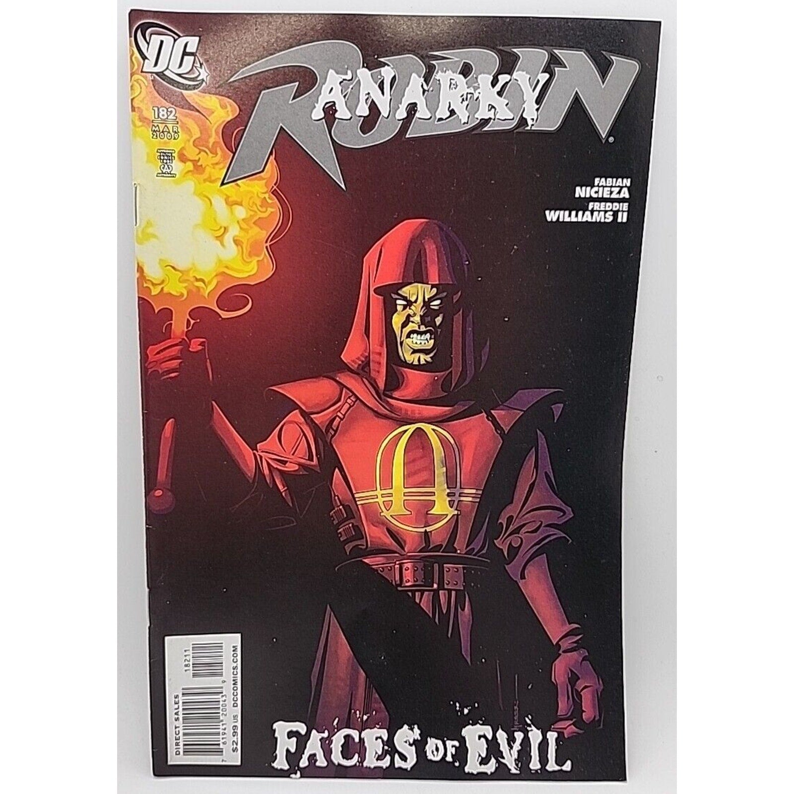 Robin #182 March 2009 DC Comics Anarky Faces Of Evil