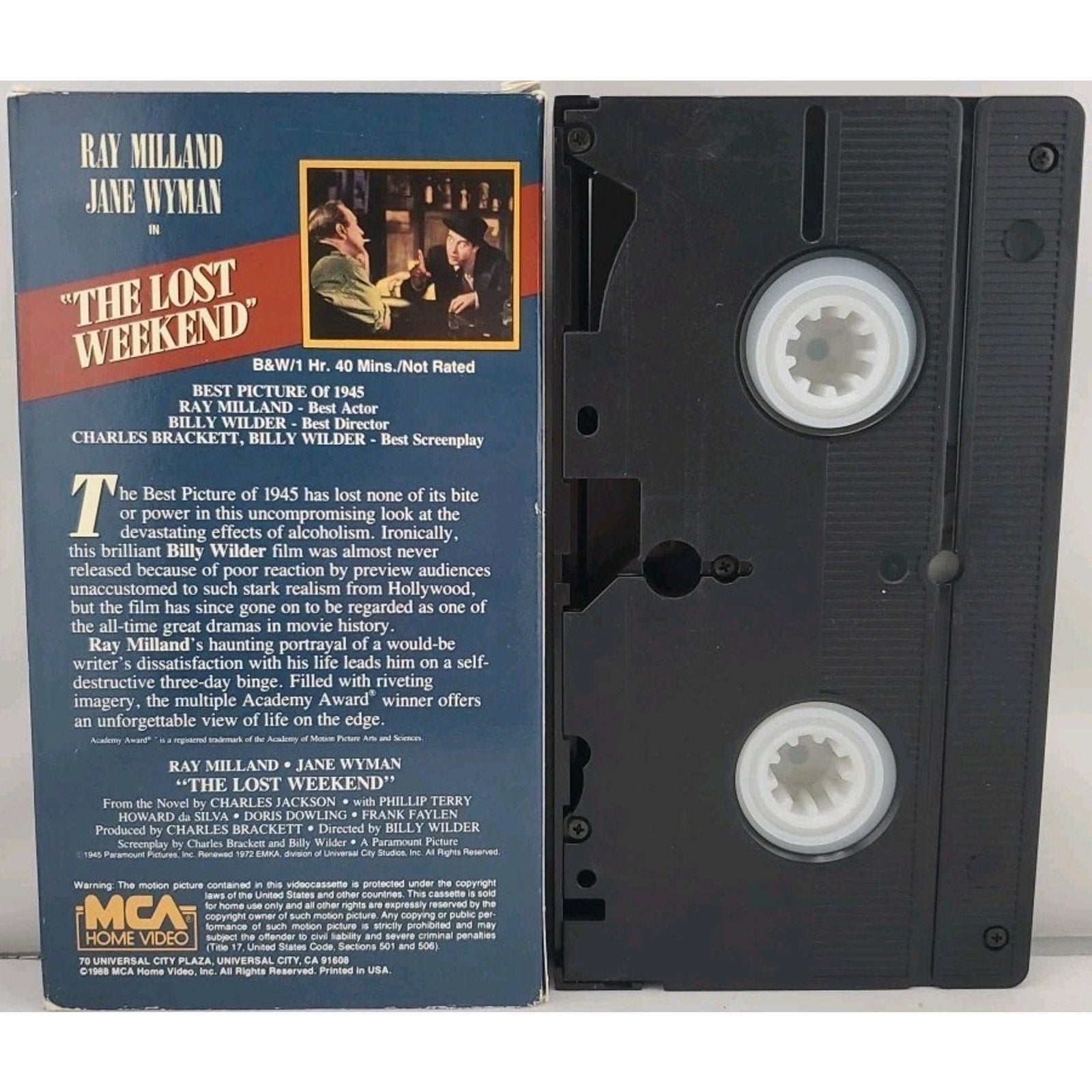 The Lost Weekend, 1945 VHS
