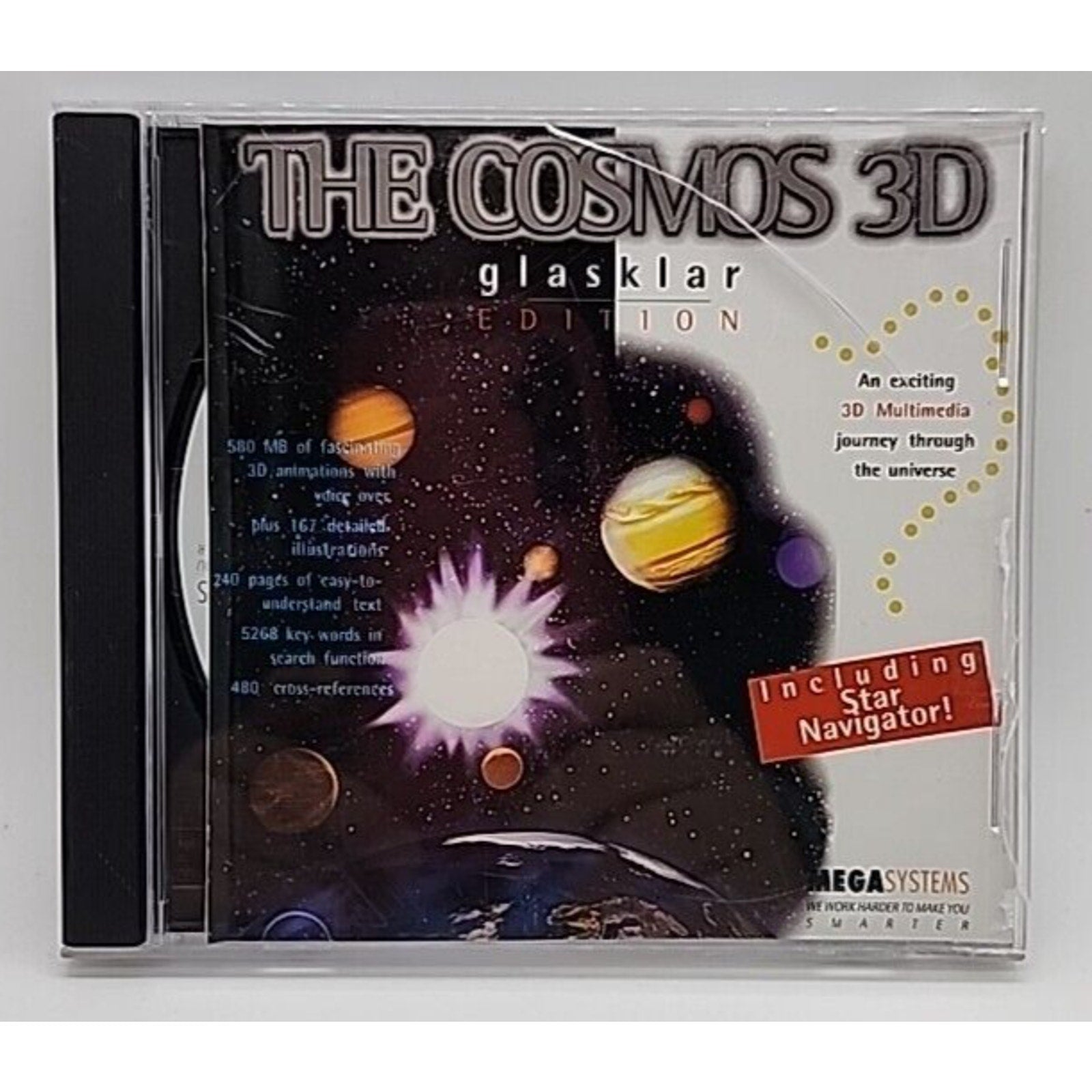 The Cosmos 3D Glasklar Edition Journey PC CD ROM-astronomy