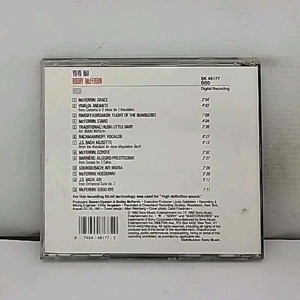 hush by Mcferrin, Bobby / Ma, Yo-Yo (CD, 1992)