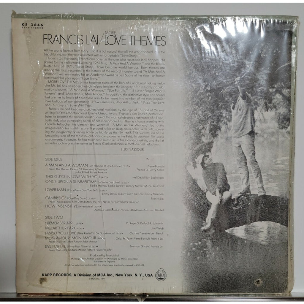 Francis Lai – More Love Themes (Vinyl)