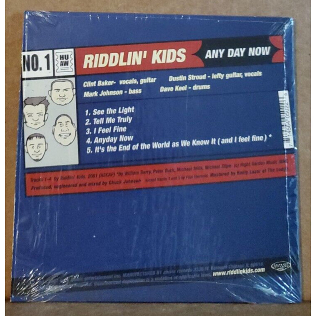 Riddlin' Kids Any Day Now (CD)