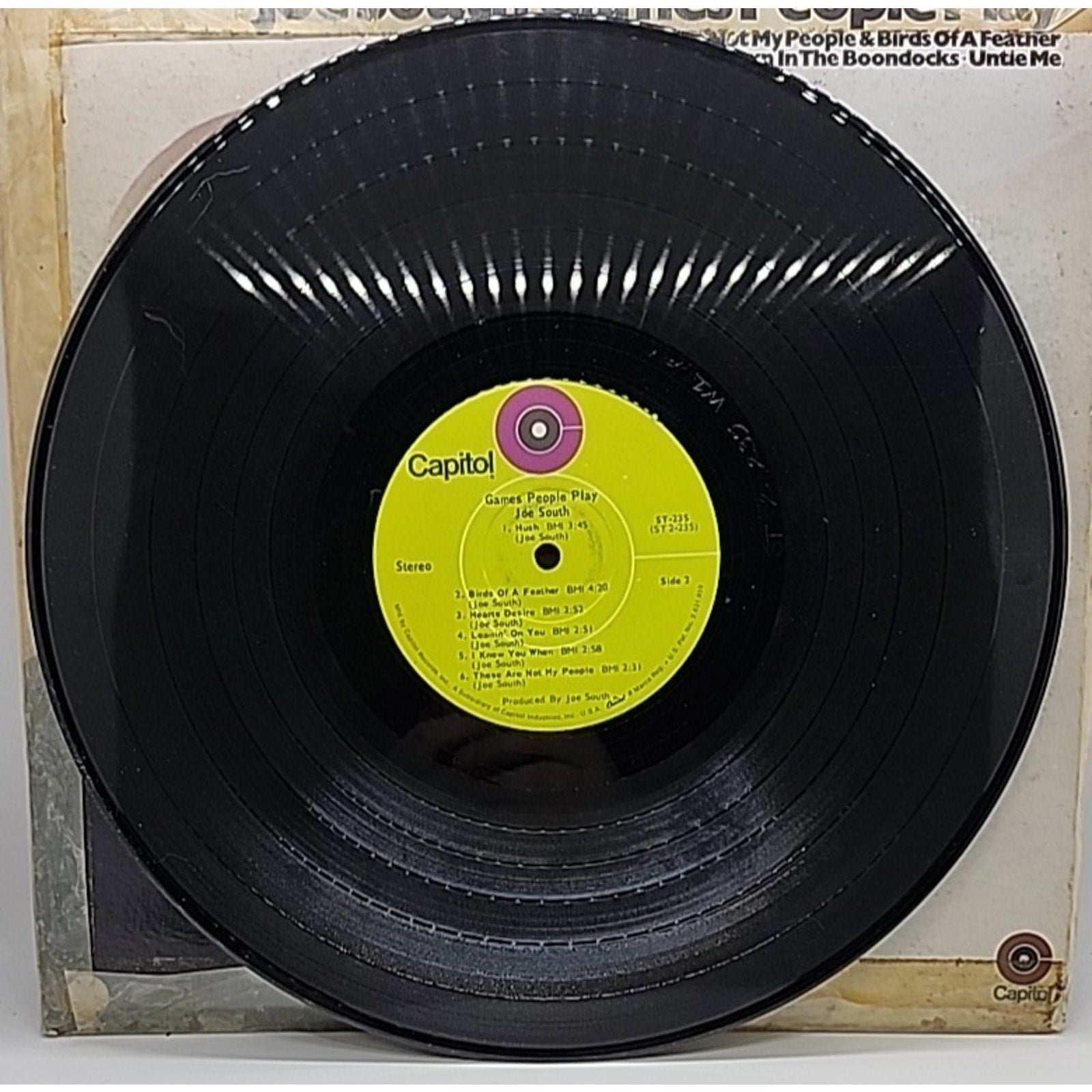 Joe South - Games People Play (ST-235) 1969 Rock 12" (Record)