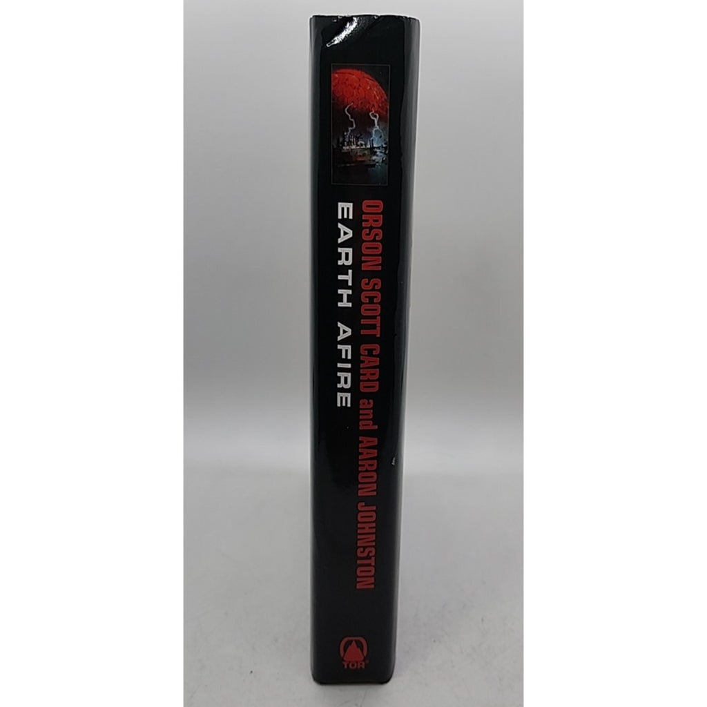 Earth Afire by Aaron Johnston and Orson Scott Card (2013, Hardcover)
