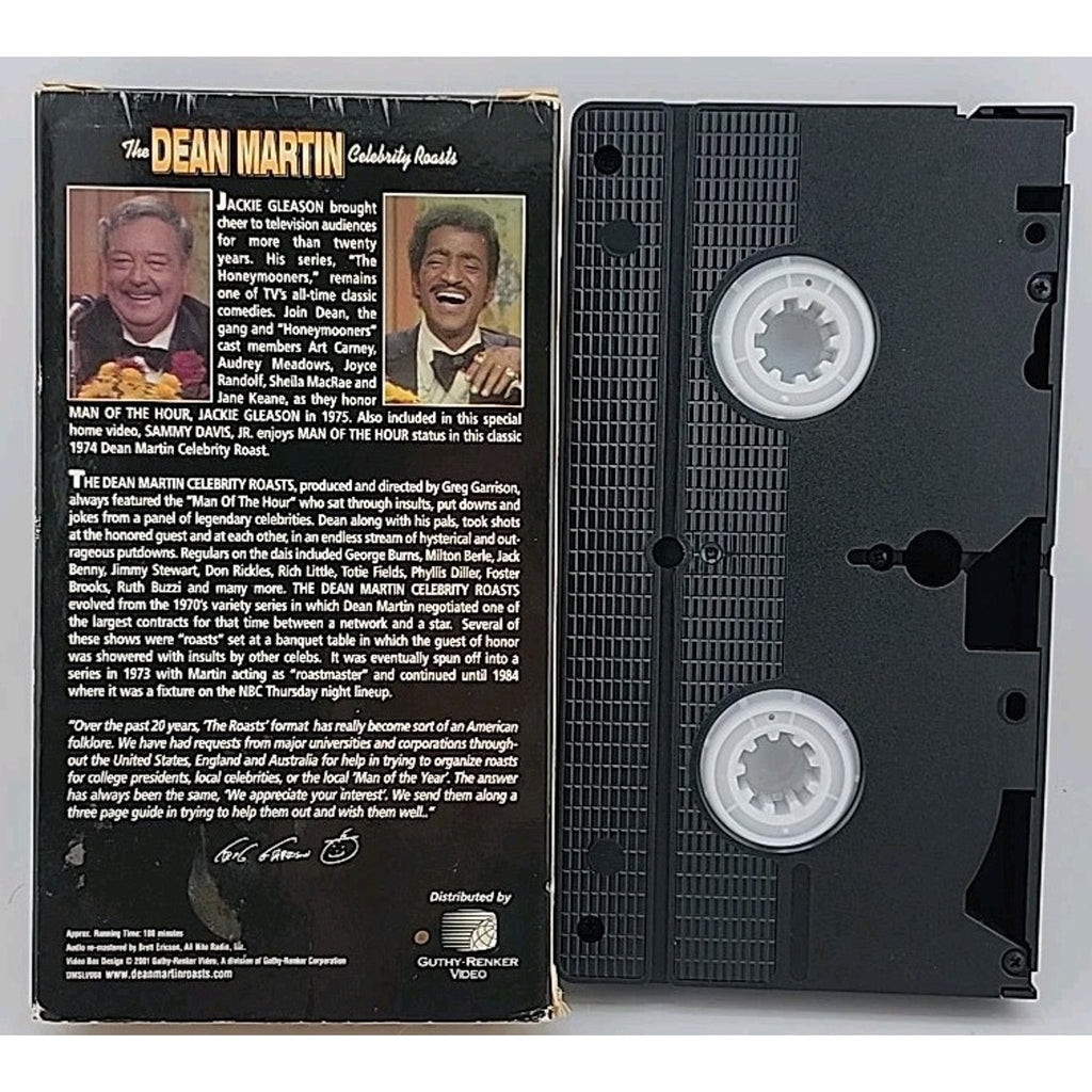 Dean Martin Celebrity Roasts Jackie Gleason Sammy Davis Jr VHS