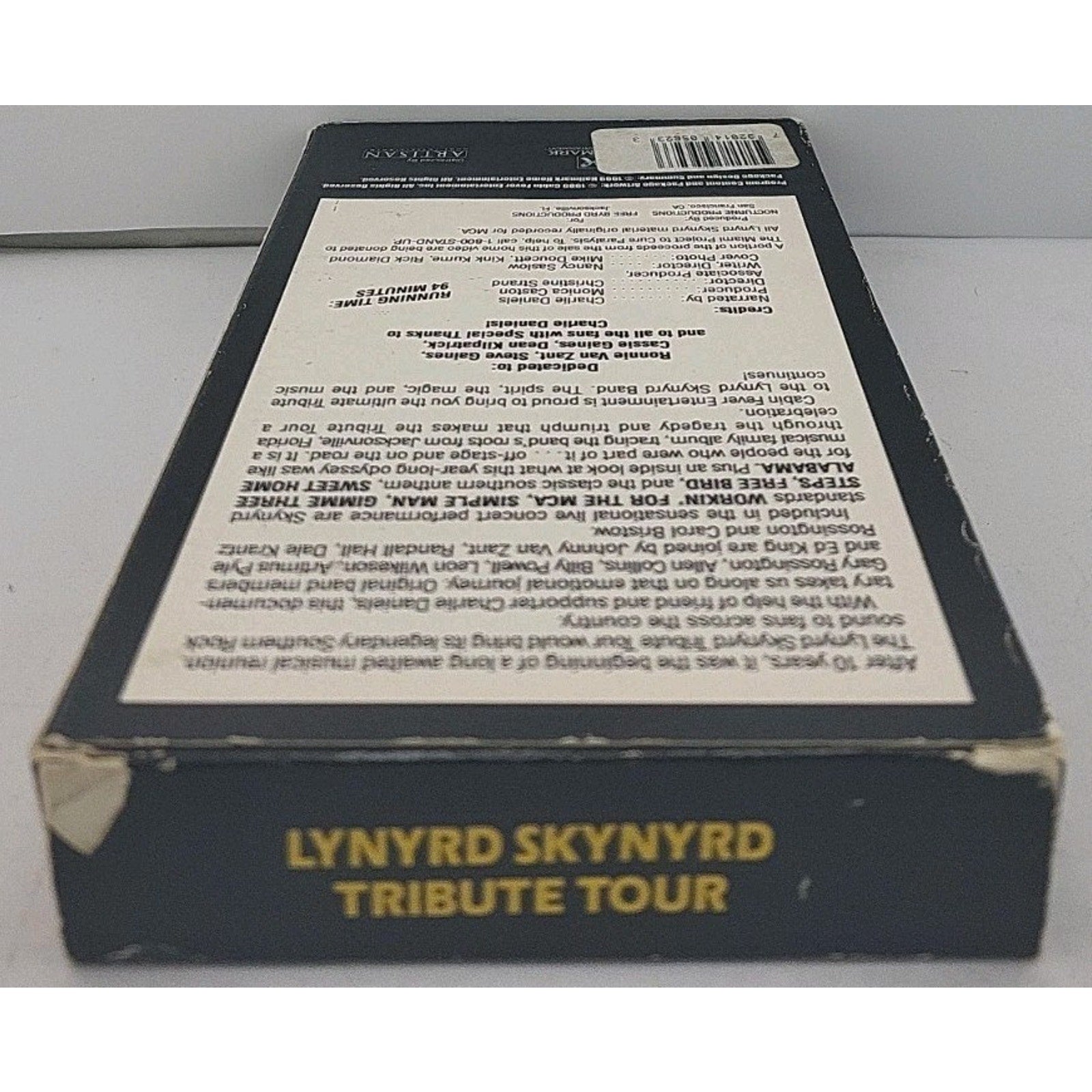Lynyrd Skynyrd Tribute Tour Narrated By Charlie Daniels 10 Yrs Later VHS