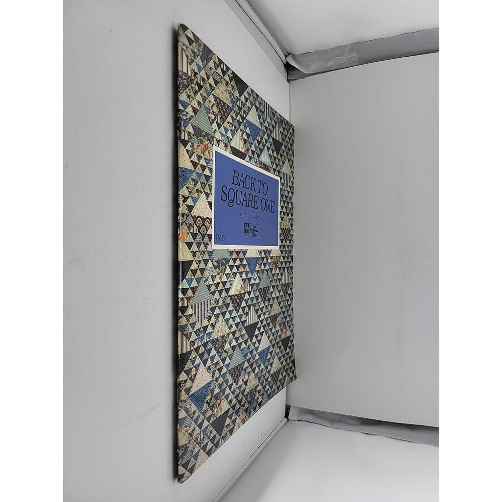 Back to Square One Quilt Pattern Book by Nancy Martin