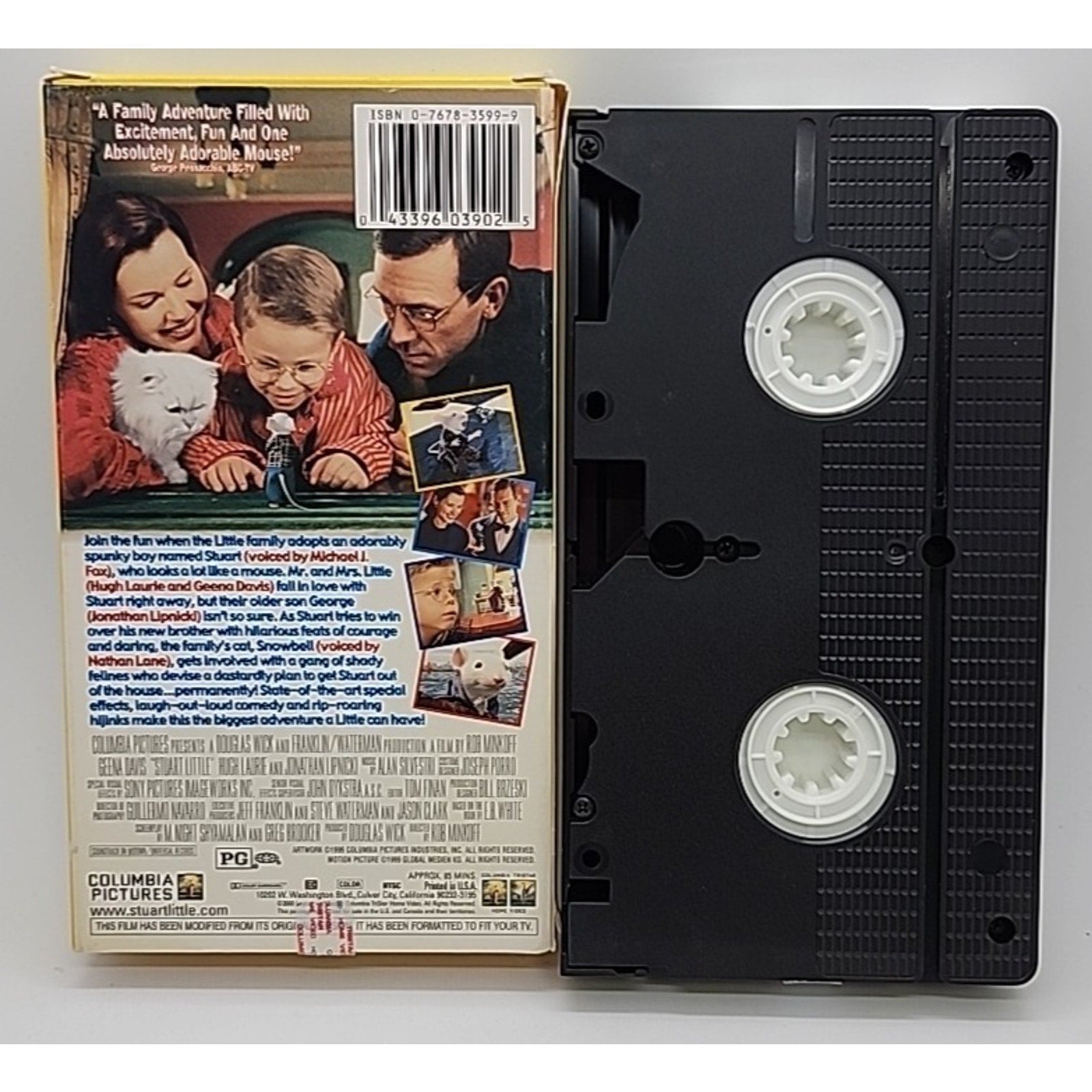 Stuart Little (VHS, 2000, Slipsleeve, Closed Captioned)