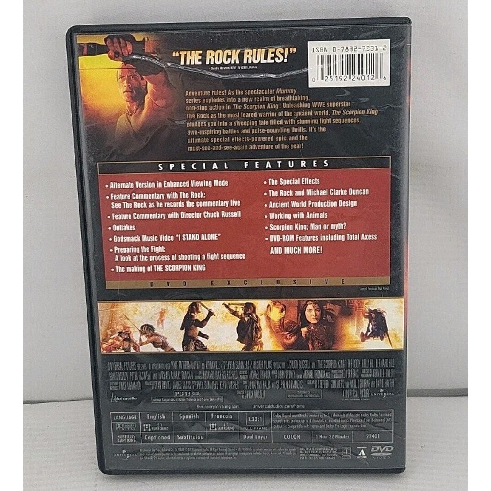 The Scorpion King (DVD, 2002)